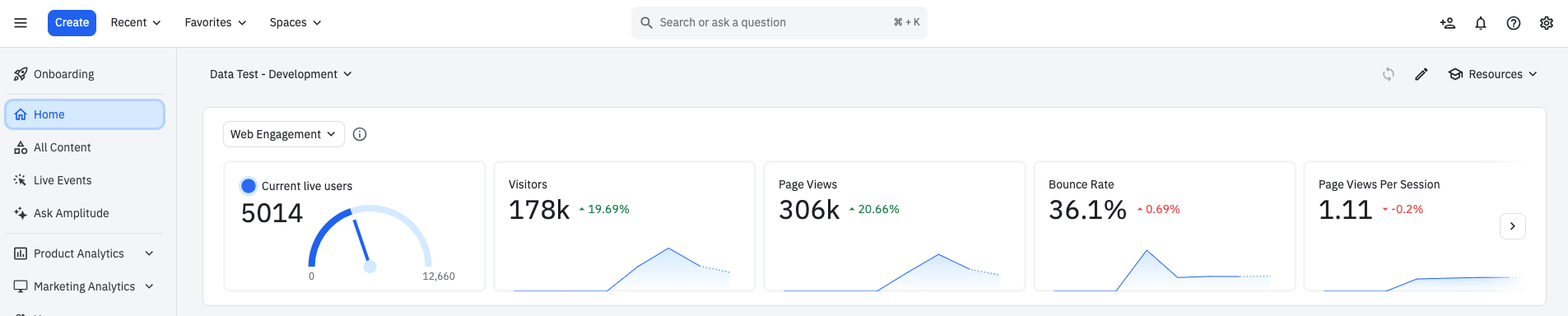 OpenSnowcat Amplitude real-time